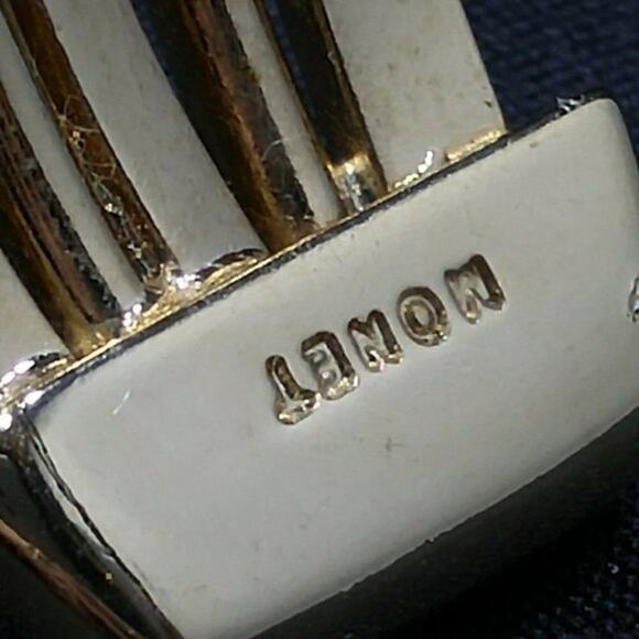 Monet Modern Open Cuff Bracelet, Layered Signed 5 3/4” Gold Tone - Picture 7 of 10